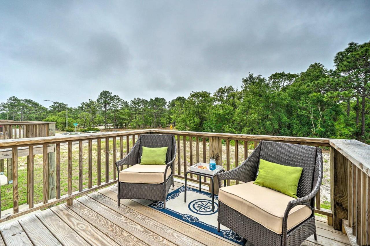 Modern Coastal Condo With Patio 1 Mi To Beaches! Carolina Beach Eksteriør billede